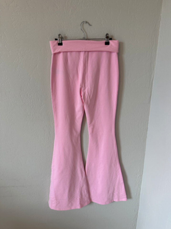 NWT Edikted Naomi Foldover Flare Leggings  thumbnail 4