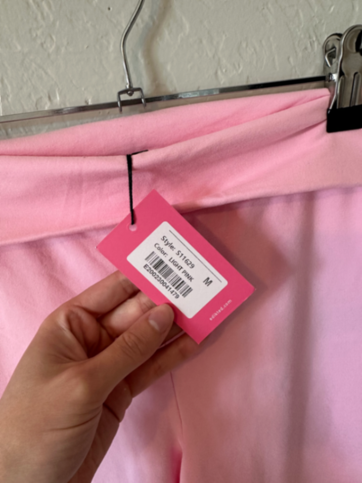 NWT Edikted Naomi Foldover Flare Leggings  thumbnail 5