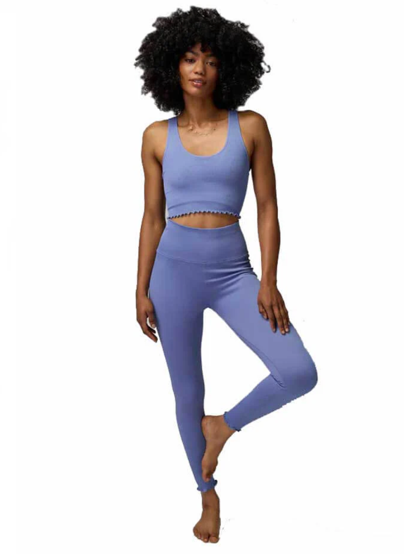 Spiritual Gangster Love Sculpt Lettuce Edge Rib Leggings