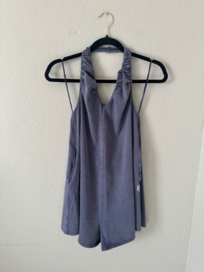 NWOT Free People Hot Shot Halter Romper thumbnail 3