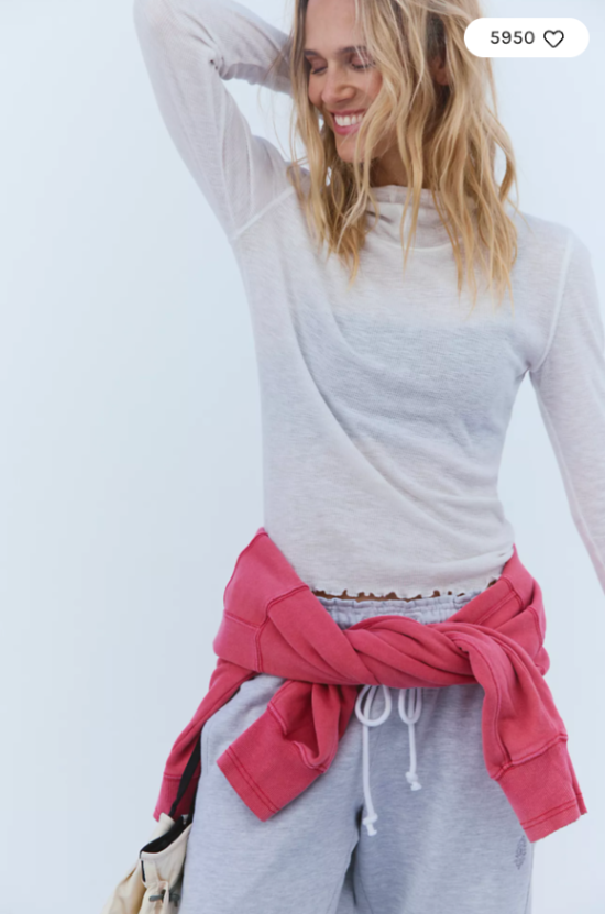 NWT Free People Breathe Easy Layer