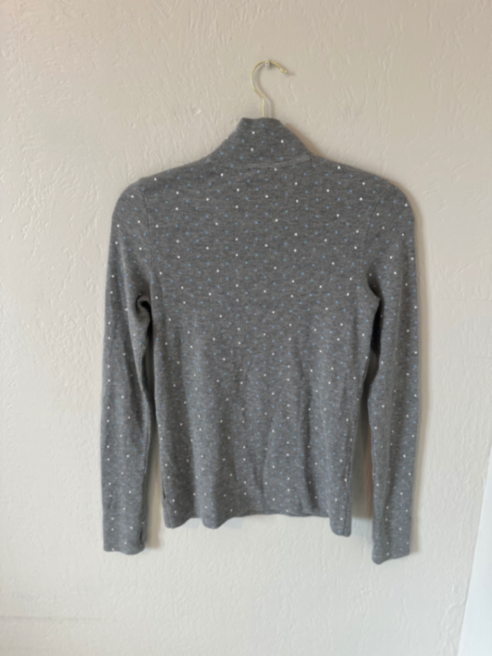 Aerie Polka Dot Quarter Zip thumbnail 2