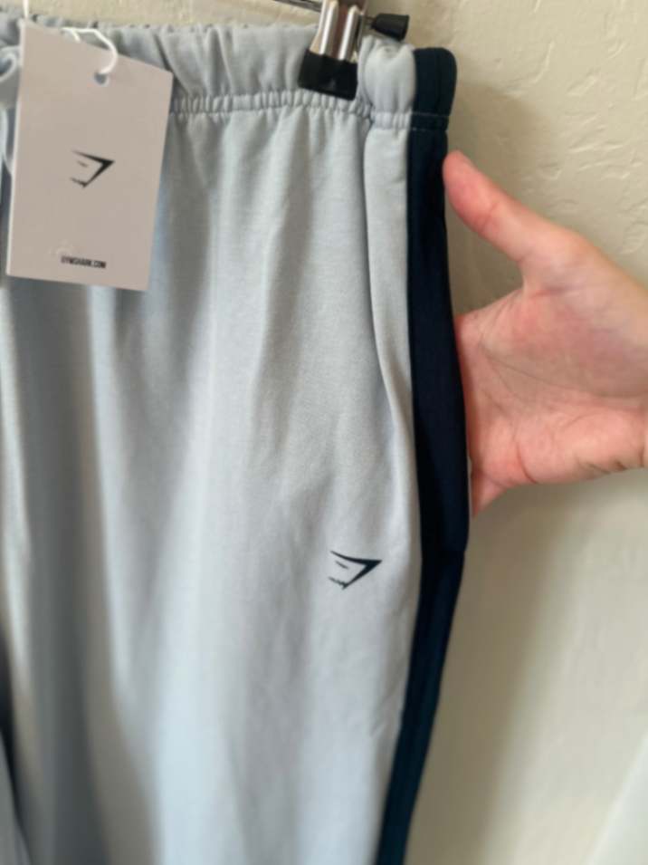 NWT Gymshark Retro Stripe Snap Pant thumbnail 5