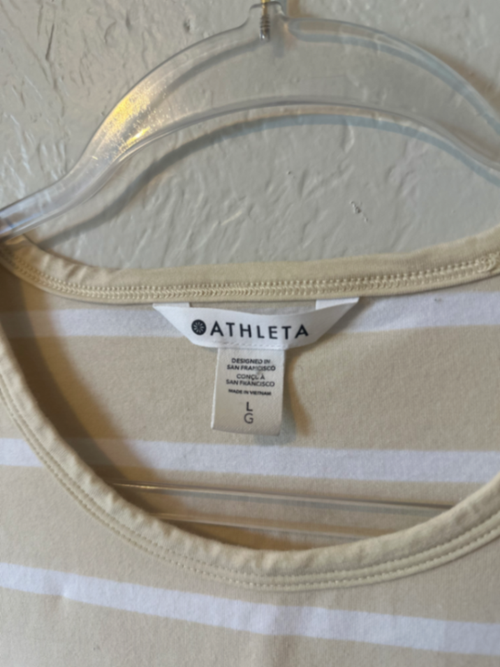 Athleta Striped Short Sleeve T Shirt thumbnail 3