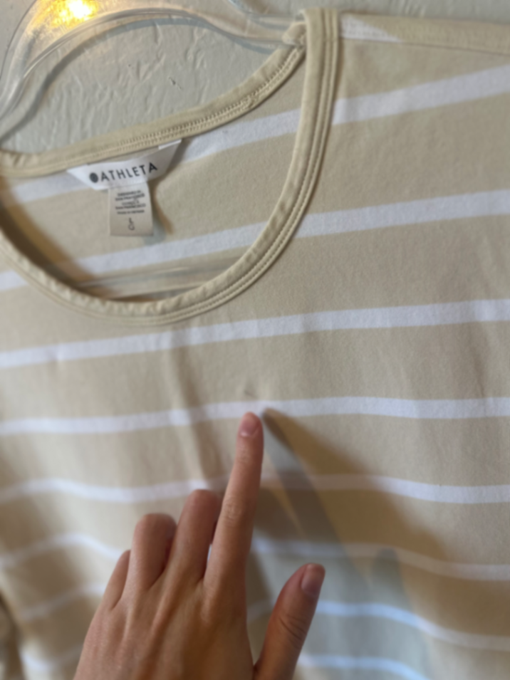 Athleta Striped Short Sleeve T Shirt thumbnail 4