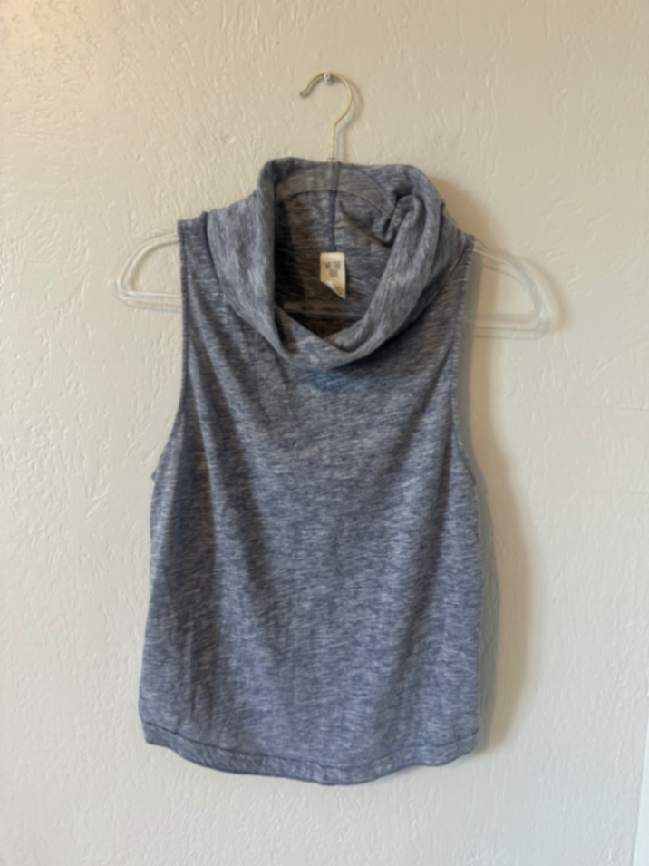 Free People “Swing It” Cowl Neck Thermal Tank Top thumbnail 2