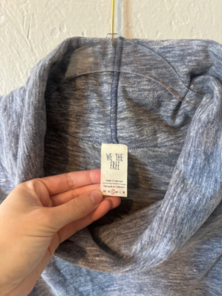 Free People “Swing It” Cowl Neck Thermal Tank Top thumbnail 4
