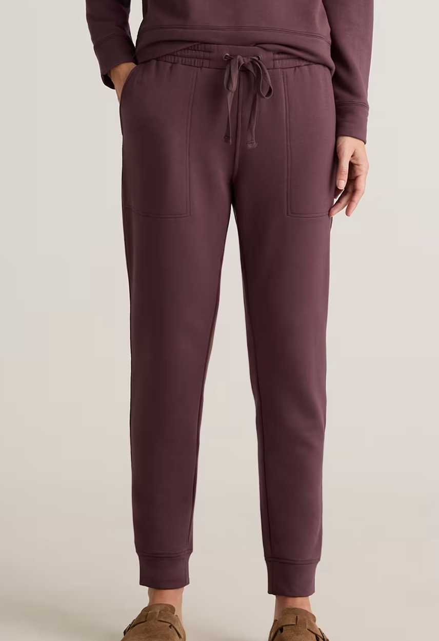 Quince SuperSoft Fleece Joggers and Crew Matching Set thumbnail 3