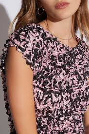 NWT Wasted Paris UO Exclusive Drew Textured Top thumbnail 3