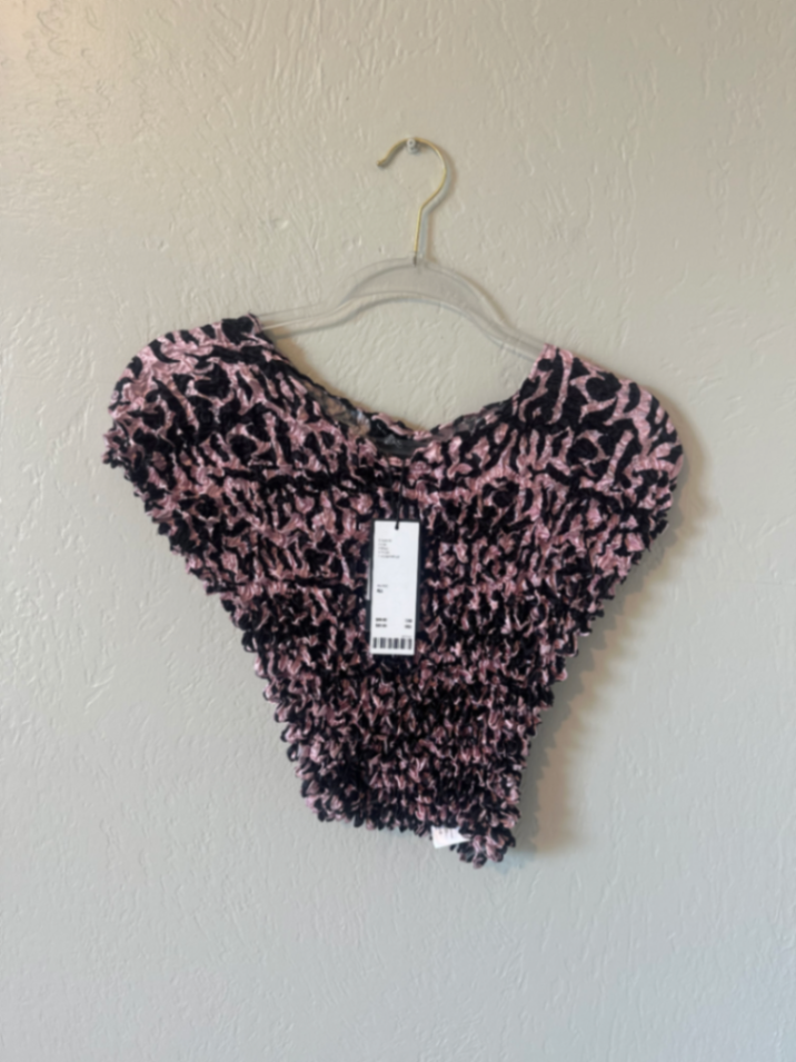 NWT Wasted Paris UO Exclusive Drew Textured Top thumbnail 4