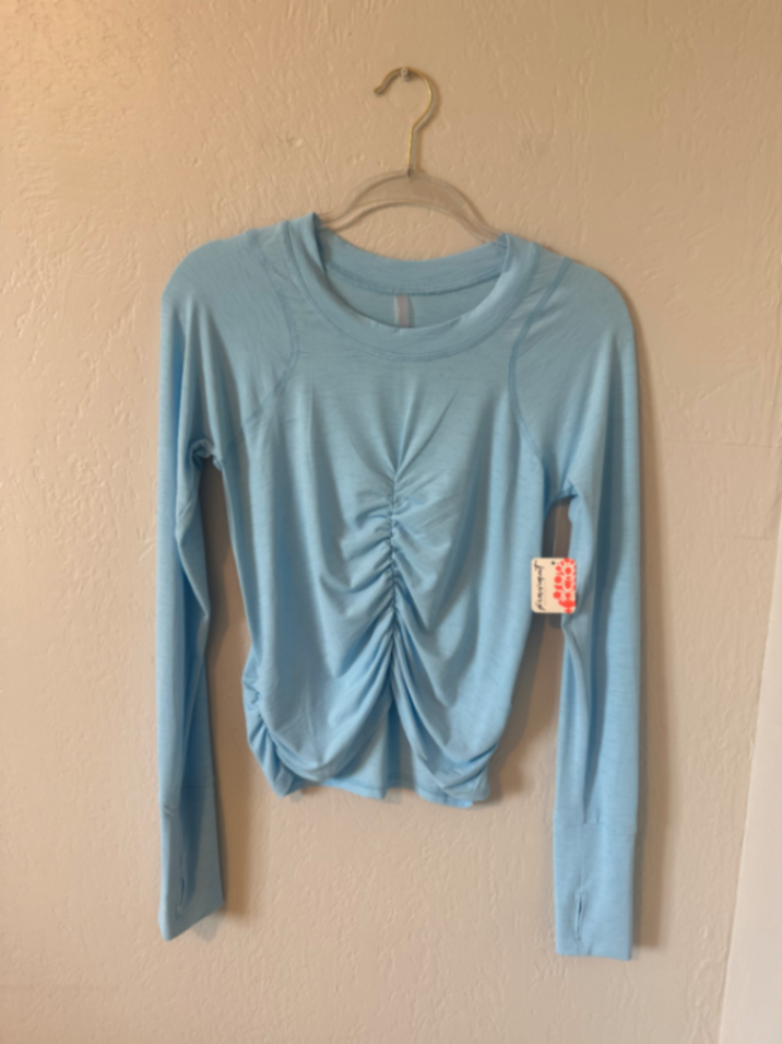 NWT Free People Tempo Ruched Long Sleeve thumbnail 3