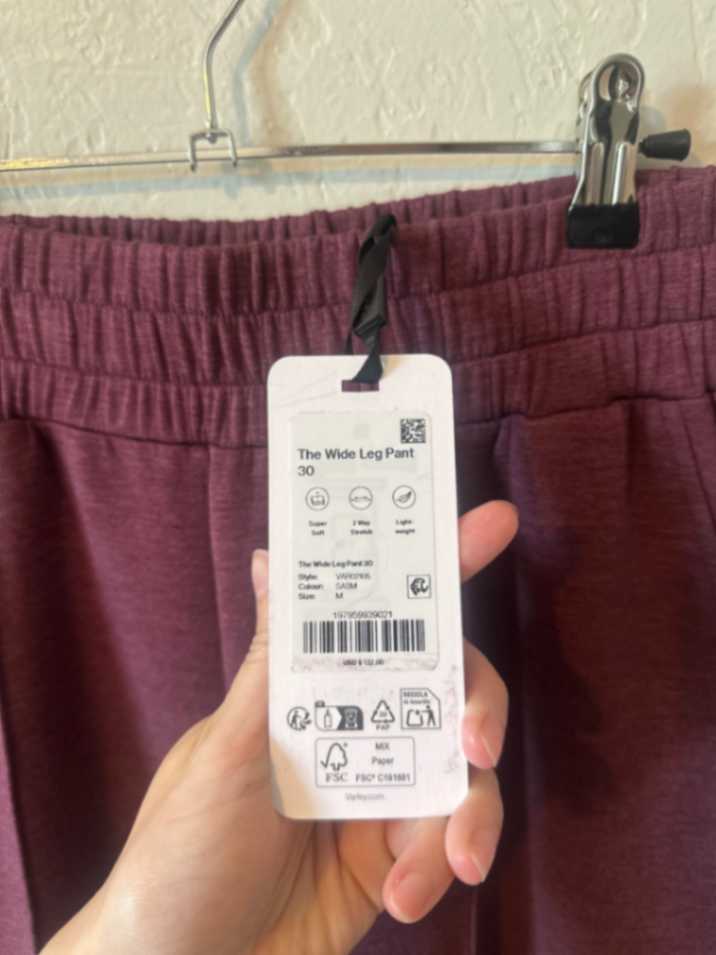 NWT Varley The Wide Leg Pant 30 thumbnail 9
