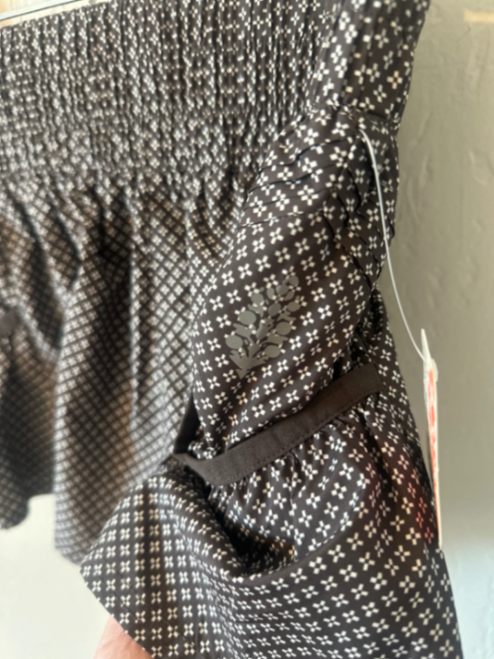 NWT Free People Movement Printed Get Your Flirt On Shorts  thumbnail 4