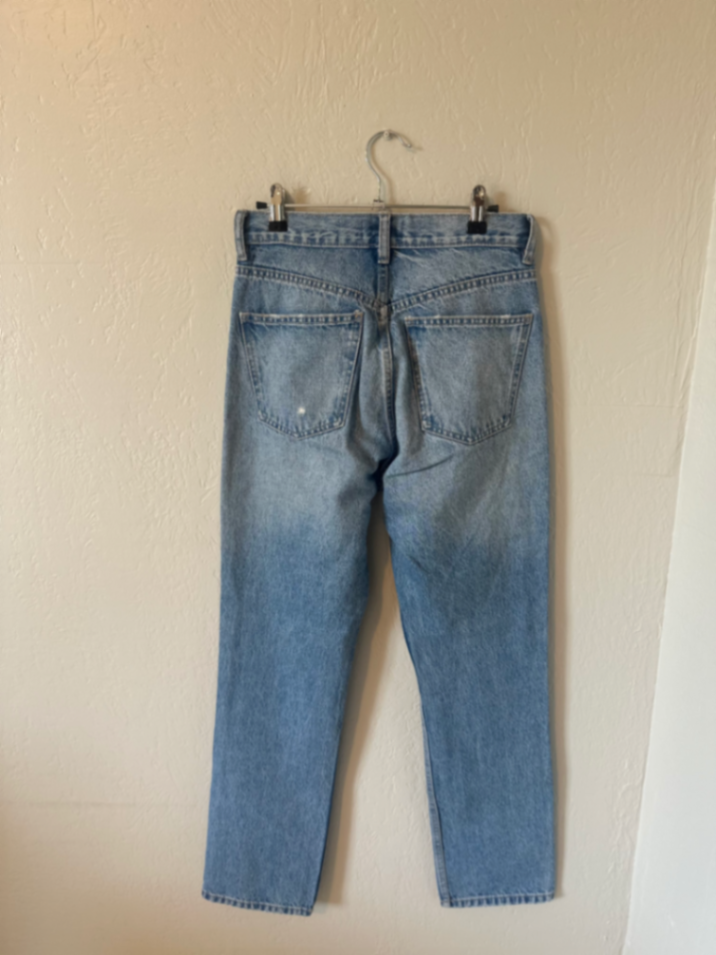 ZARA High-Rise Straight Leg Jeans thumbnail 5